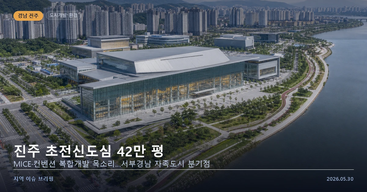 진주 초전신도심 MICE 컨벤션 복합개발 조감도